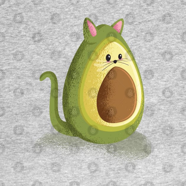 Avocado Cat by madeinchorley